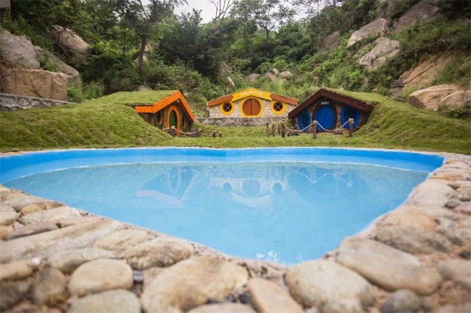 天津蓟县盘山滑雪场映像古装摄影主题民宿，人气超高“影视基地”