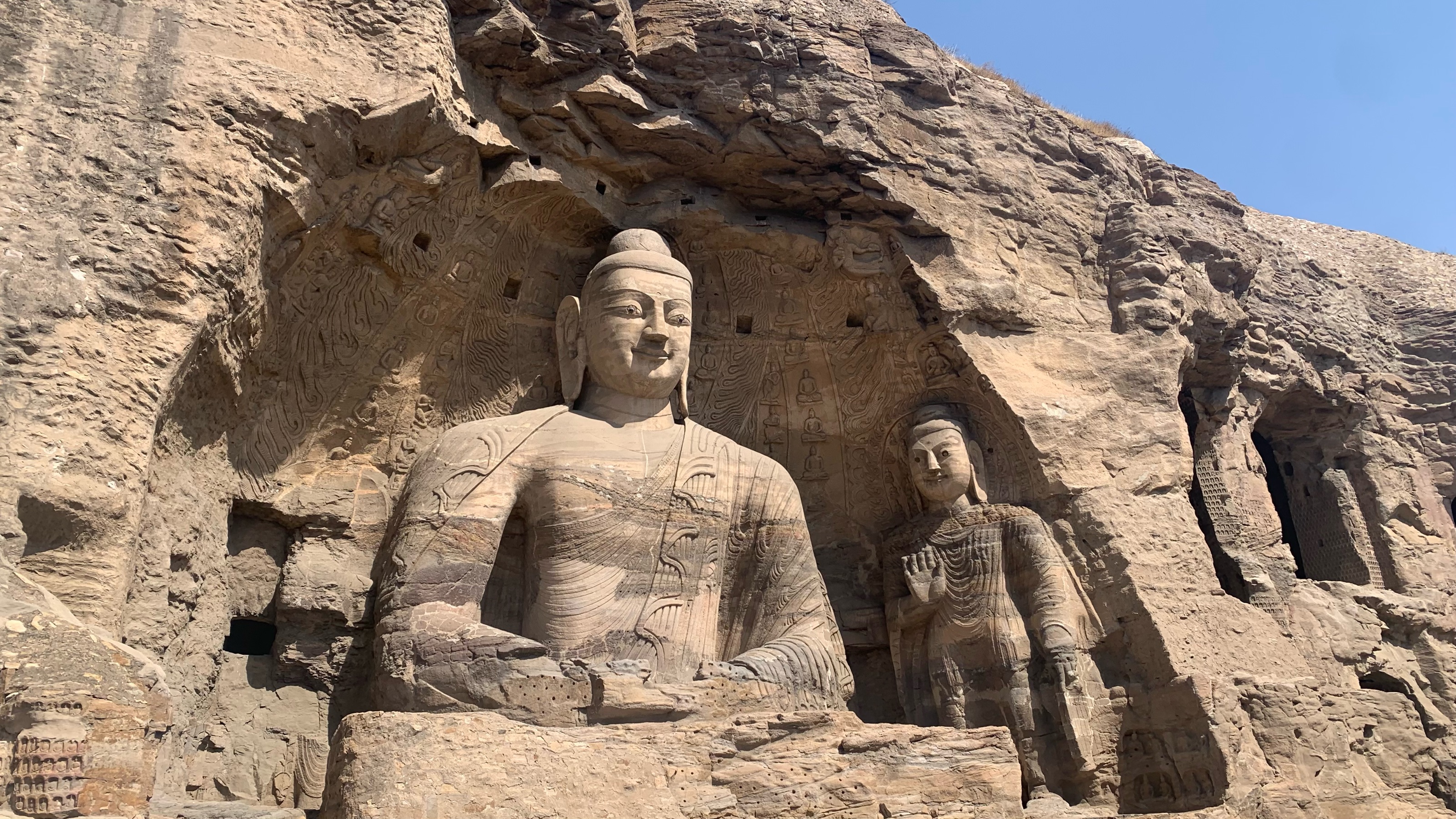 北京出发周末2日游大同:悬空寺/恒山/云冈石窟/华严寺/