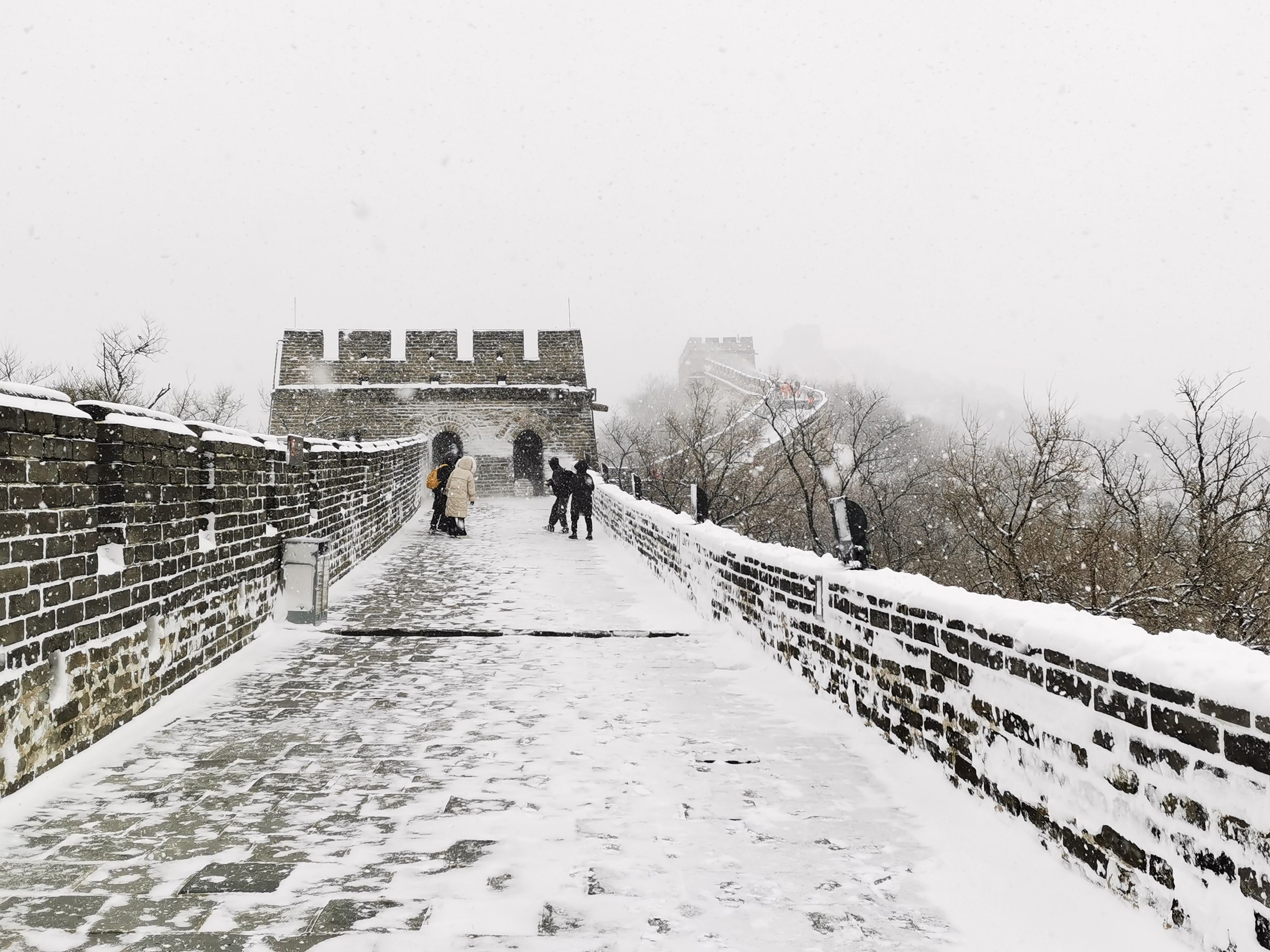 雪中八达岭