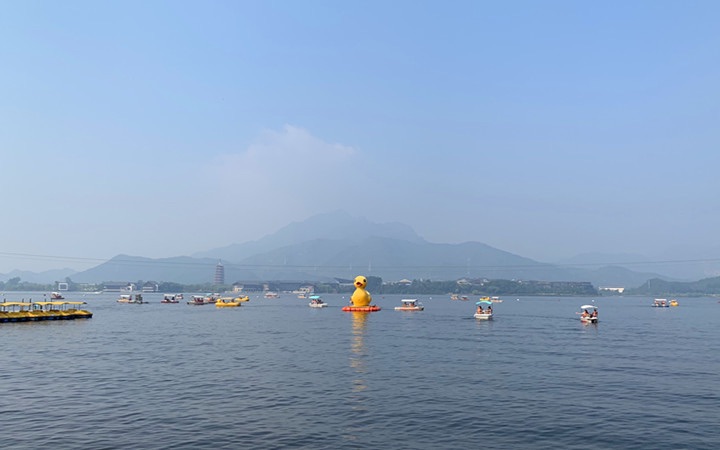 雁栖湖，有情人终成眷属！