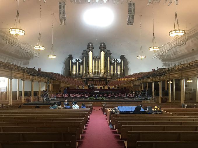 走进盐湖城摩门教总部圣殿广场——temple square