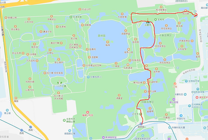 还有60岁以上凭身份证门票全免)路线:_圆明园"的评论图片