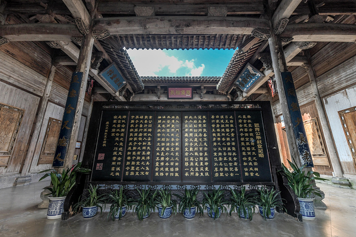 汪氏宗祠,徽派建筑很好看