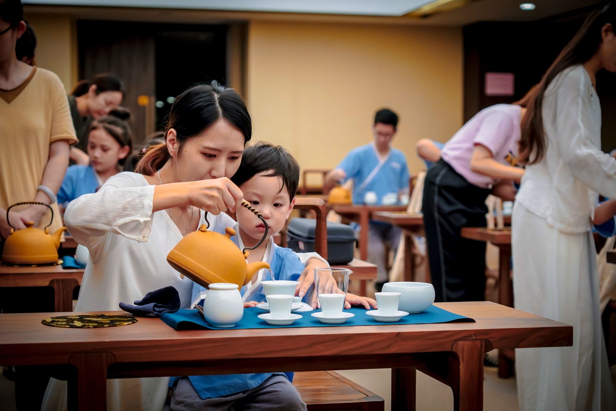 在孩子的心中种下一颗种子，两天一夜少儿茶礼之旅