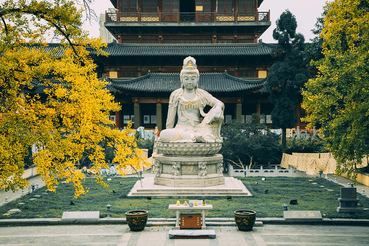 如今在南京留存下来的寺庙不算特别多,最出名的莫过于鸡鸣寺和栖霞寺