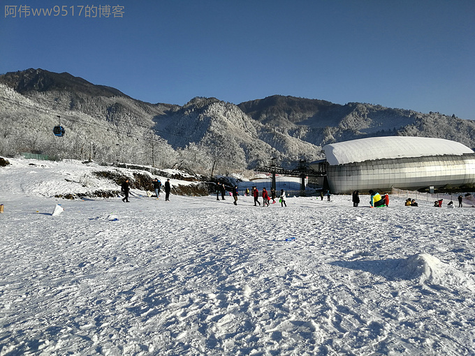 西岭雪山日月坪图片