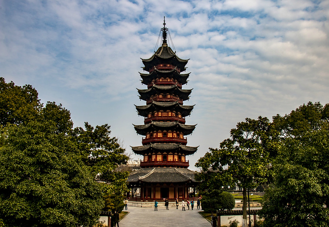 初春的盘门景区