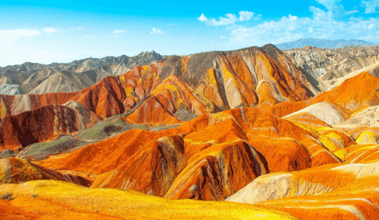 张掖七彩丹霞旅游景区图片