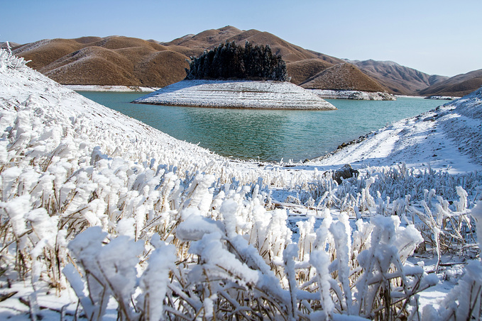 在桂林玩真雪------全州天湖景区