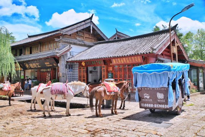 穿 中国 西部人文风情和自然风光最具魅力的" 三江 并流"和" 香格里拉