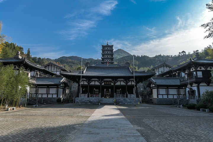 黄山地区算最大规模的汉唐风格寺院