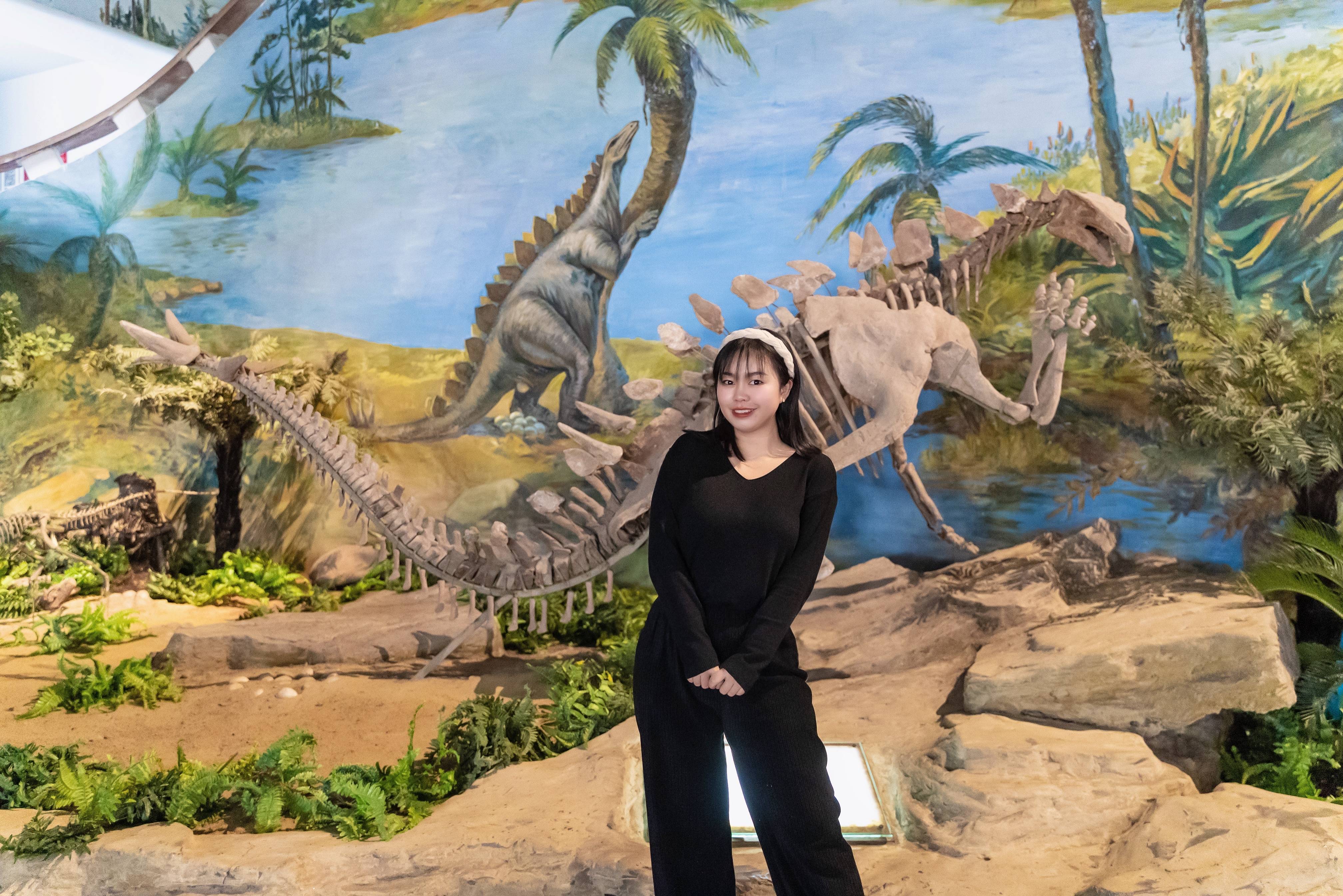 元旦自贡之行收获颇丰，在恐龙博物馆现场还看到了大师画恐龙，超绝！