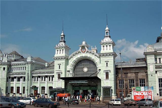 白俄罗斯火车站