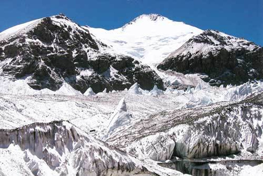 杰玛央宗冰川旅游景点图片