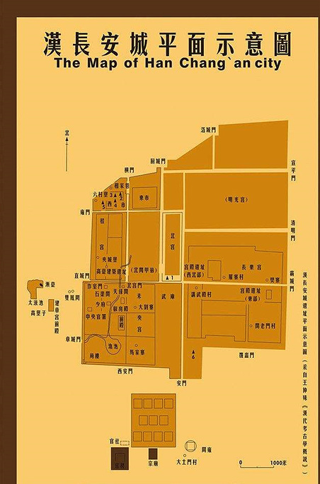 汉长安城未央宫国家考古遗址公园旅游导图