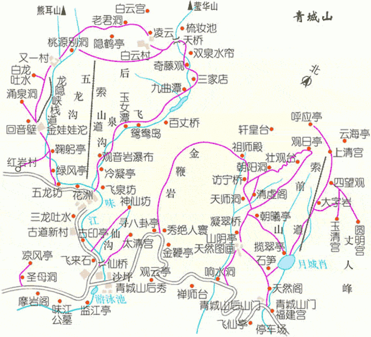 建福宫旅游导图