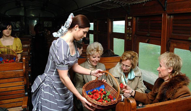 草莓小火车旅游景点图片