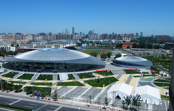北京工业大学奥林匹克体育馆旅游景点图片