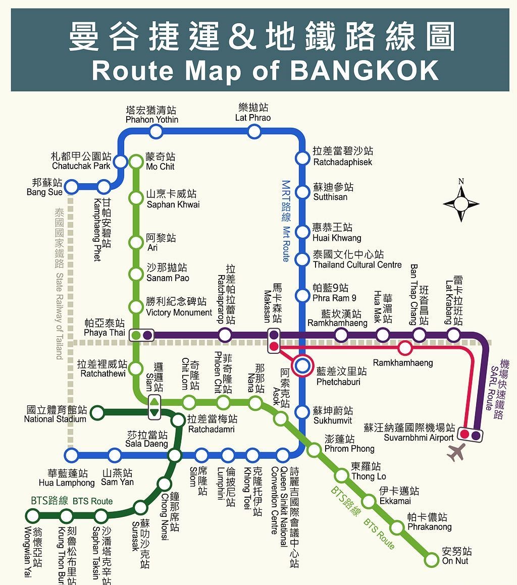 泰国bts线路图图片