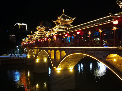 清水江风雨桥旅游景点图片