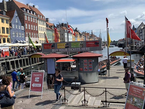 哥本哈根运河游船旅游景点图片