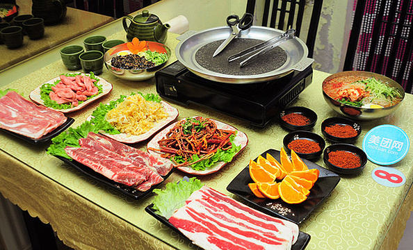 韩国石板煎肉旅游景点图片