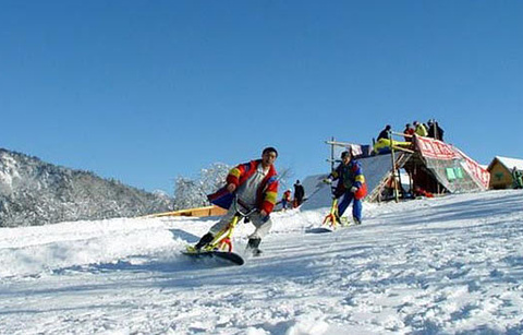 牡丹江牡丹峰滑雪场图片