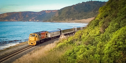 太平洋海岸观光火车的图片
