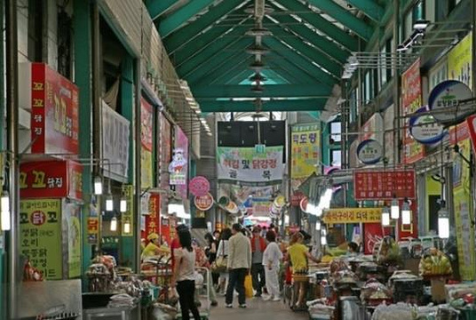 江陵中央市场旅游景点图片