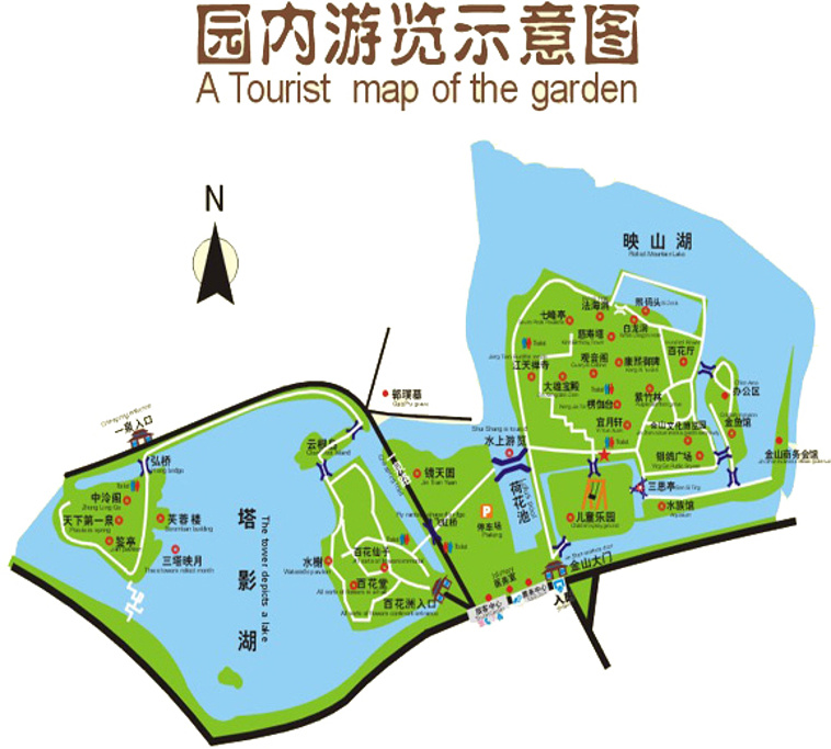 焦山风景区地图图片
