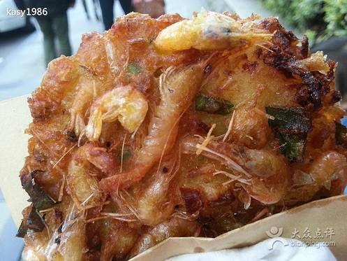 青果虾饼
