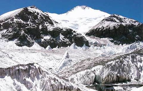 杰玛央宗冰川的图片