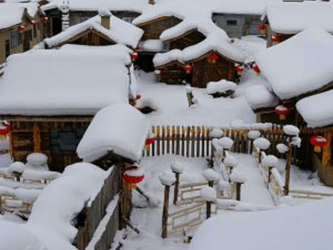 雪乡棒槌山-观景台旅游景点图片