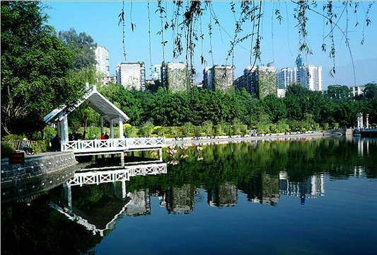 竹湖园公园旅游景点图片