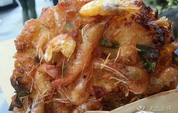 青果虾饼