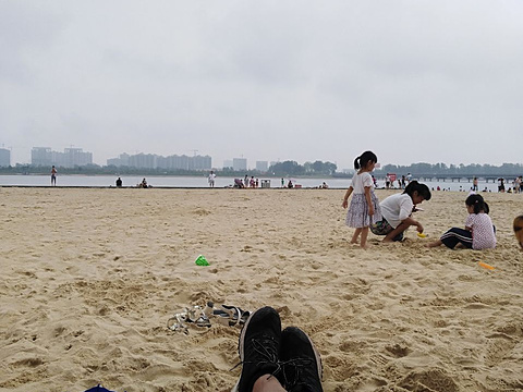 汝河沙滩公园旅游景点图片