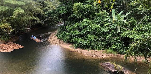 Sutin Group Bamboo Rafting