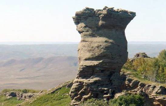 成吉思汗拴马桩