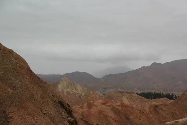 七彩丹霞景区-七彩仙缘观景台(睡美人)