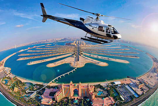 迪拜皇室直升机包机体验旅游景点图片