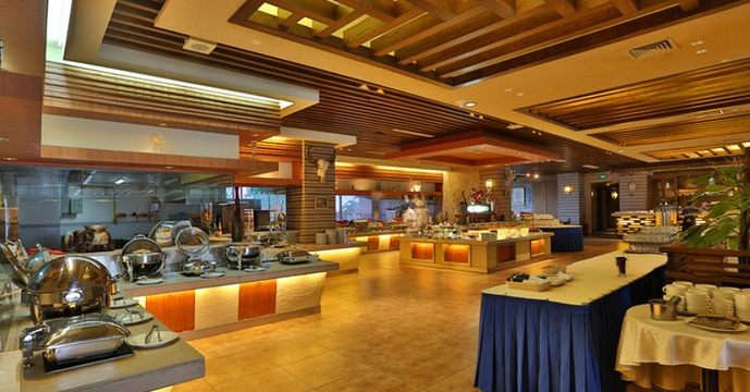 海湾国际酒店海鲜火锅牛排自助餐旅游景点图片