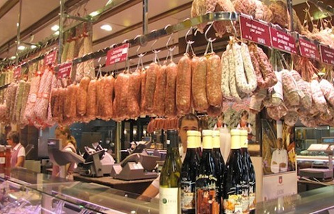里昂美食市场的图片