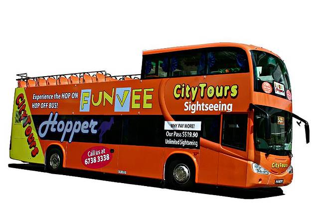 新加坡Citytours敞篷观光巴士