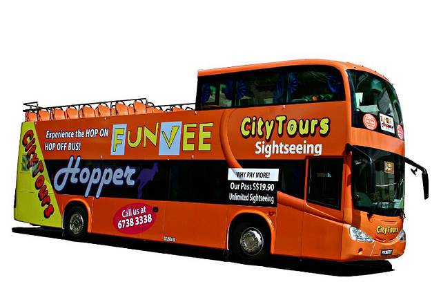 新加坡Citytours敞篷观光巴士