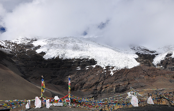 绒布冰川旅游景点图片