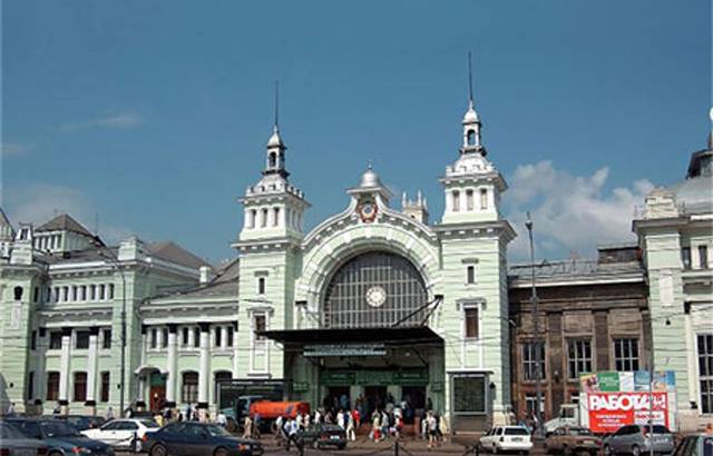 白俄罗斯火车站