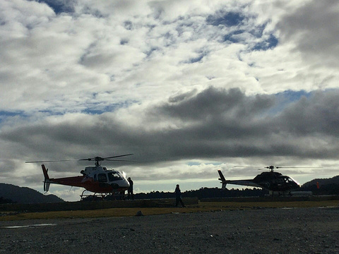 福克斯冰川直升机旅游景点图片