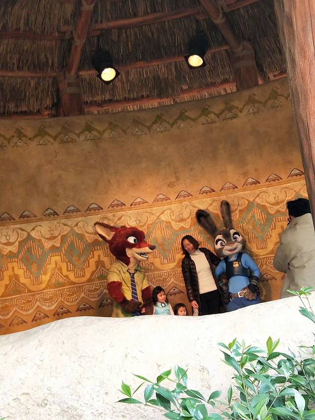 迪士尼朋友见面处