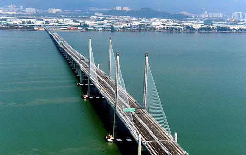 槟城第二跨海大桥的图片