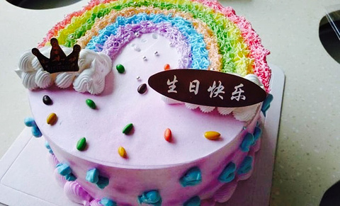 水晶宫鲜花蛋糕(淄川淄城店)的图片